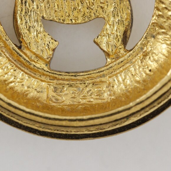 CHANEL Gold Logo Necklace